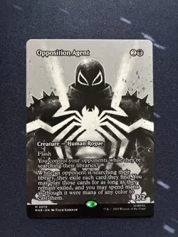 Opposition Agent Borderless Spider-Man Marvel Universe (MAR) MTG - Image 1