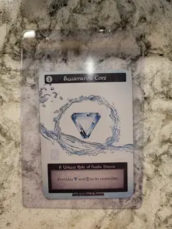 Aquamarine Core Sorcery Contested Realm Alpha Unique Non Foil - Image 1