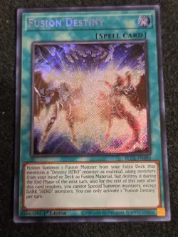 x1 Fusion Destiny - BLCR-EN088 - Secret Rare - 1st Edition Yu-Gi-Oh! M/NM - Image 1