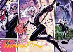 Signature Black Cat, Cunning Thief Art Card, Magic the Gathering Spider-Man, 44 - Image 1