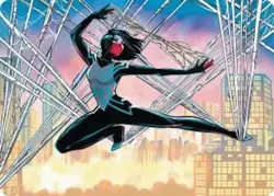 Silk, Web Weaver Art Card, Magic the Gathering Spider-Man, 39 - Image 1