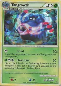 Pokemon Tangrowth 34/95 Call of Legends Holo Rare Deck Cracked Ice 034/095 - Image 1