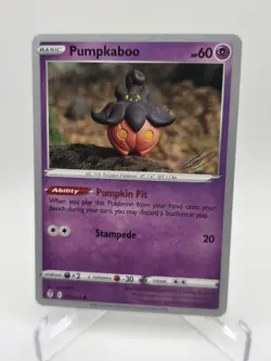 Pumpkaboo 076/203 2023 Pokemon World Championships Evolving Skies Variant E - Image 2
