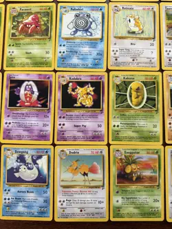 Lot of (70) Pokemon Base Set 2 Card Lot Unlimited Uncommon Common MP-NM - Image 3