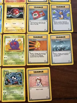 Lot of (70) Pokemon Base Set 2 Card Lot Unlimited Uncommon Common MP-NM - Image 5