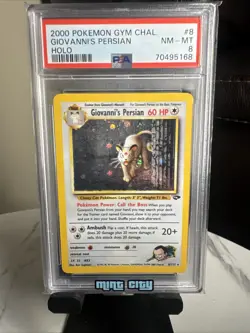 2000 POKEMON GYM CHALLENGE #8 GIOVANNI'S PERSIAN HOLO - Image 1