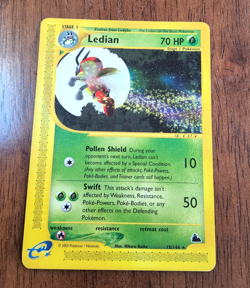 Pokemon TCG Ledian Skyridge e-card series 15/144 rare 2003 NM - Image 1