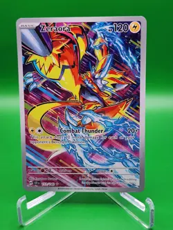 Zeraora IR 151/142 Sv07: Stellar Crown Holo | Illustration Rare | Pokemon NM - Image 1