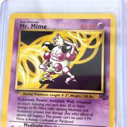 Mr. Mime 6/64 Holo Card Jungle Set 1999 Pokemon WOTC - Image 3
