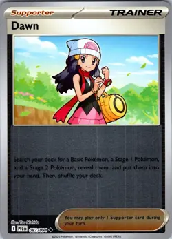 Dawn 087 Uncommon Phantasmal Flames Pokemon Reverse Holo NM - Image 1