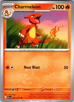 Charmeleon 021/217 Uncommon Ascended Heroes Pokemon Near Mint - Image 1