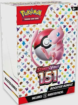 Pokemon TCG Scarlet & Violet 151 Booster Bundle Box 1 Box Mew - Image 1