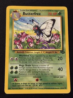 Pokemon TCG 1995 Butterfree Jungle 33/64 - Image 1