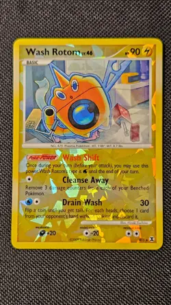 Pokemon Wash Rotom RT5 Rising Rivals Ultra Rare Reverse Holo English- MP - Image 2