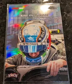 2025 Topps Chrome Formula 1 F1 Helmet Collection Kimi Antonelli #HC-1 (RC) - Image 2