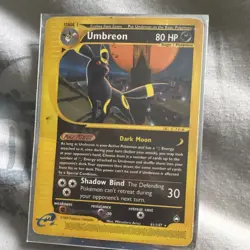 Umbreon Aquapolis 41/147 Rare Non-Holo Regular 80 HP Pokemon Card English 2002 - Image 1