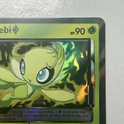 Pokemon TCG LOST THUNDER Celebi Prism Star Rare Holo 19/214 NM Card - Image 3