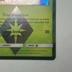 Pokemon TCG LOST THUNDER Celebi Prism Star Rare Holo 19/214 NM Card - Image 4