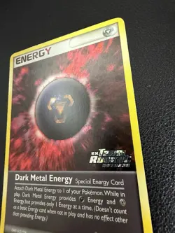 Pokemon TCG Dark Metal Energy EX Team Rocket Returns 94 Reverse Holo Uncommon - Image 4