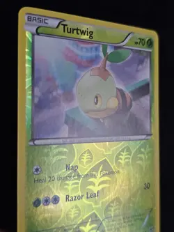 Turtwig 1/135 Reverse Holo Common Plasma Storm Pokemon - Image 1