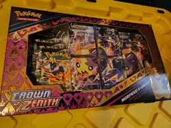 Pokemon TCG Crown Zenith Morpeko V-Union Premium Playmat Collection Box - Image 1