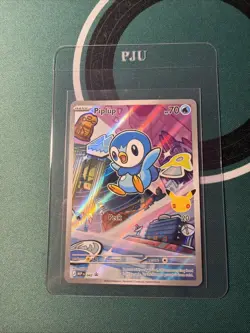 Pokemon TCG: 30th Anniversary ~ PIPLUP 042 Black Star Promo - Image 3
