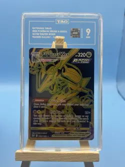 Rayquaza VMAX Silver Tempest TG29/TG30 Pokemon TAG 9 Full Art UR - Image 1