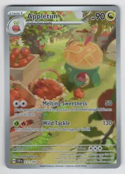 Pokemon Appletun 211/191 Sv08: Surging Sparks Holo NM/M - Image 1