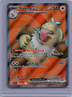 Pokemon TCG Stellar Crown Slaking 227/191 Illustration Rare - Image 1