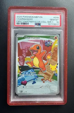 Charmander 038 - Pokemon First Partner Illustration Series 1 Promo - PSA 10 - Image 1