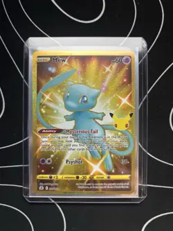 Pokemon Mew TCG Card 25th Anniversary Celebrations, Card 025/025 Near Mint - Image 1