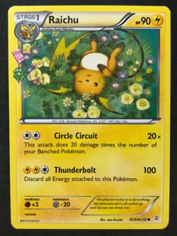[MP] Raichu RC9/RC32 2106 Generations: Radiant Collection Pokemon TCG Card - Image 1
