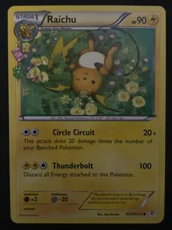 [MP] Raichu RC9/RC32 2106 Generations: Radiant Collection Pokemon TCG Card - Image 2