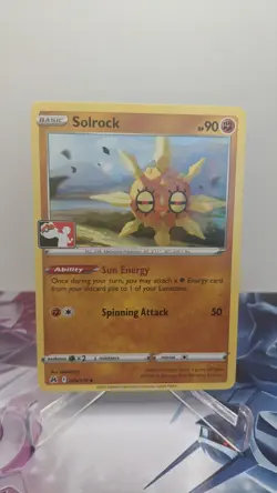 Pokemon TCG Solrock 069/159 Prize Pack Series 3 Crown Zenith Promo Card NM - Image 1