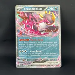 Pokemon Fezandipity EX 038/064 NM Double Rare Shrouded Fable - Image 1
