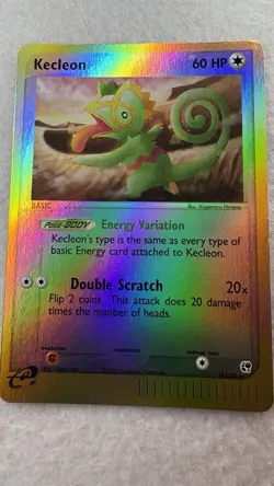 Pokemon TCG Kecleon 18/100 Sandstorm Reverse Holo Rare 60 HP English - Image 2