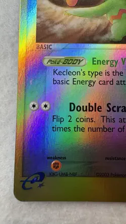 Pokemon TCG Kecleon 18/100 Sandstorm Reverse Holo Rare 60 HP English - Image 5