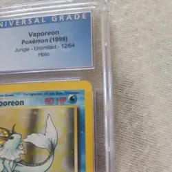 ,. GaVaporeon Pokemon 1999 Jungle 12/64 Holo CGC 6.5 - Image 3