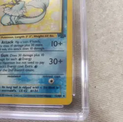 ,. GaVaporeon Pokemon 1999 Jungle 12/64 Holo CGC 6.5 - Image 5