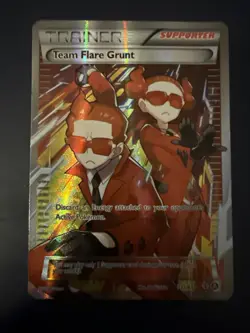 Pokemon Team Flare Grunt 073A/083 Promo Full Art Holo Alternate Art Trainer - Image 1