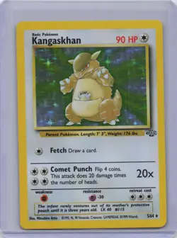 Kangaskhan 5/64 Rare Jungle Pokemon Unlimited Holo Lightly Played - Image 1
