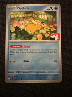 Psyduck Ascended Heroes 039/217 Play! Prize Pack Series 9 NON HOLO - Image 1