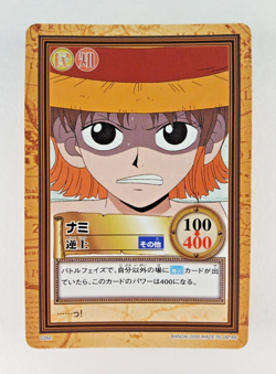 Nami, Rage / Going Mad C262 - One Piece Carddass Hyper Battle card (2000 Japan) - Image 1