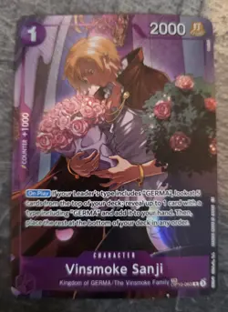 Vinsmoke Sanji TR OP10-063 Treasure Rare One Piece TCG Legacy of the Master NM 2 - Image 1
