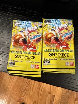 One Piece OP-15 Lot of 6 Booster Packs - Image 1