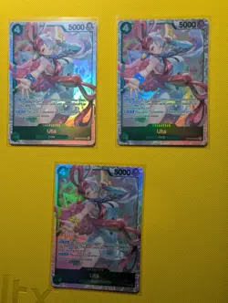 One Piece TCG - Uta - OP13-023 Carrying On His Will SR | NM/M X3 - Image 1