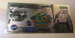 ONE PIECE ANIME MANGA GOLD M128 BILLET CARD CARTE SP 2 NEUF NEW MINT - Image 1