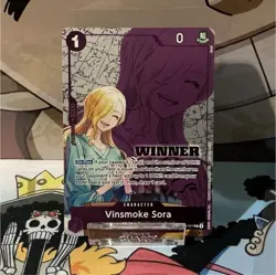 Vinsmoke Sora Winner Character Card Cost 1 One Piece Card Game TCG - Image 1