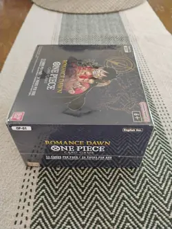 One Piece: OP-01 Romance Dawn booster box (sealed blue bottom pre-errata) - Image 2