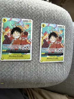 Monkey.D.Luffy OP07-109 - One Piece TCG - SR Super Rare NM English 2 Cards - Image 1